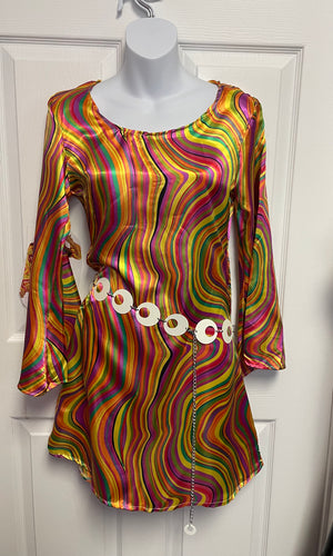 COSTUME RENTAL -X382 MC Swirl Dress 2pc Small