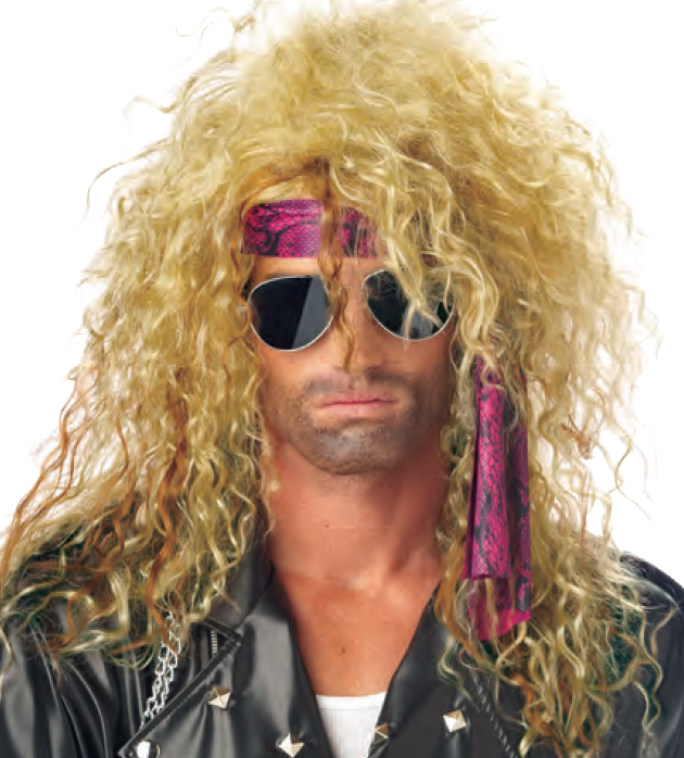 Wig Heavy Metal Rocker Blonde Woodbridge Costume Collection 3276