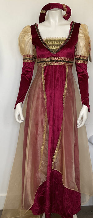 COSTUME RENTAL - A17A Camelot queen II - 2 pcs large UNAVAILABLE OCT 29-Nov 4