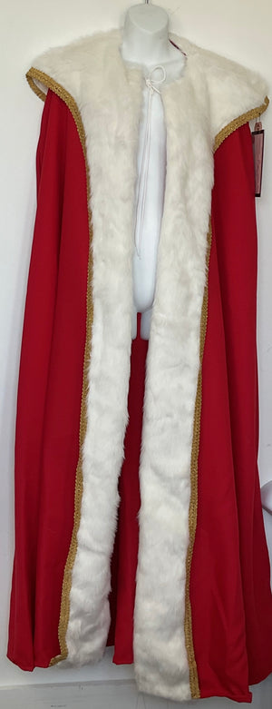 COSTUME RENTAL - A26A Regal Cape Red-1 pc