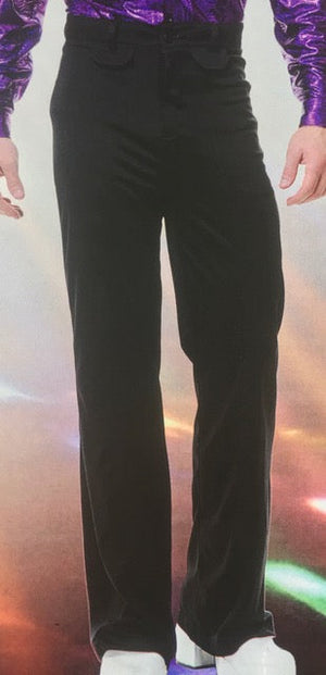 COSTUME RENTAL - Disco Pants, Black - RENTALS