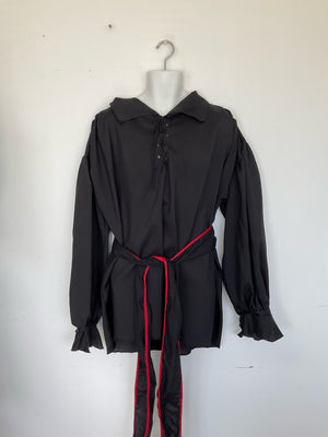 COSTUME RENTAL - G15 Pirate Shirt xL - 2pc - NOT AVAILABLE OCT 31-NOV 4