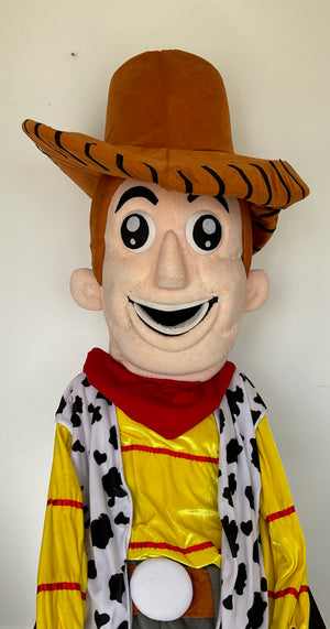 COSTUME RENTAL - R118 Cowboy Mascot..9 pieces