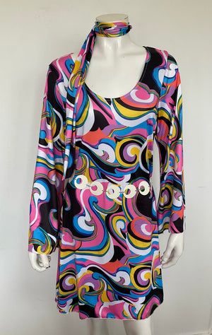 COSTUME RENTAL -X386 Swingin Dress 3 pcs Small