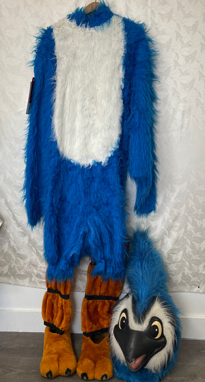 COSTUME RENTAL - R204 Bluejay Mascot 6 pc Large - NOT AVAILABLE OCT 27- NOV 1