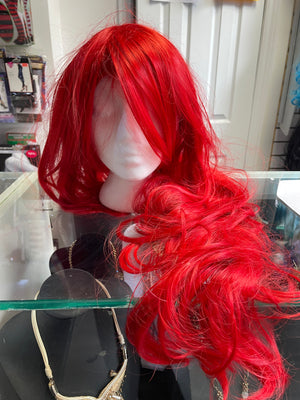 RENTAL WIG:  Z424 Little Mermaid Red Wig RENTAL