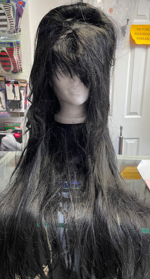 RENTAL WIG: Z428- Black Elvira Bouffant RENTAL