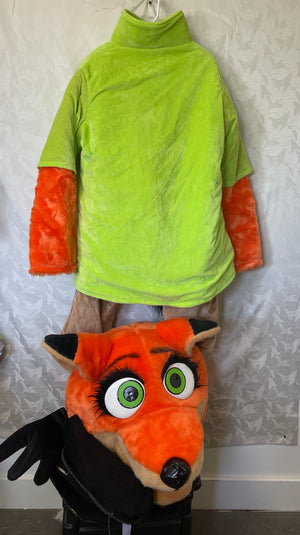 COSTUME RENTAL - R209 Zootopia (Nick) Fox - 7 pcs XL
