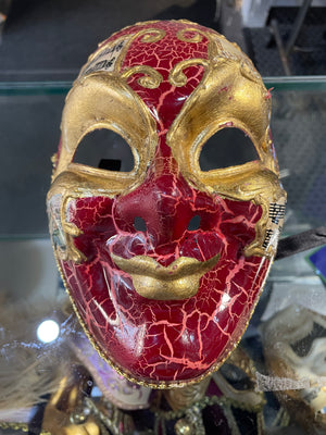 COSTUME RENTAL:  Z153 Mask Rental Red Theatrical