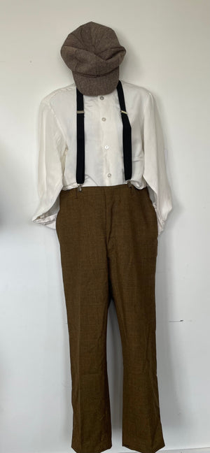 COSTUME RENTAL - J45D 1920's Orange Wool Pants