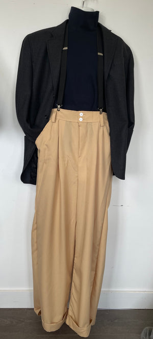 COSTUME RENTAL - J41B 1920's Gatsby Pants Small long