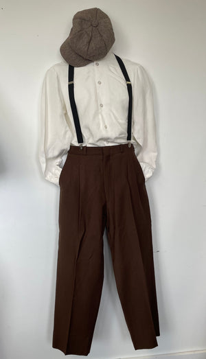 COSTUME RENTAL - J45K 1920's Brown Pants