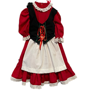 COSTUME RENTAL - I72 Italian Cultural dress - Child Age 8-10 4pc