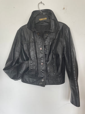 COSTUME RENTAL - J53C 1950's Leather Jacket Small