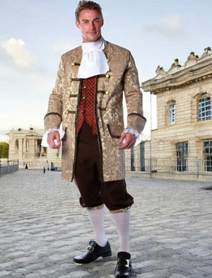 COSTUME RENTAL - B54 Sir Isaac Newton Colonial Suit XXL 6 pcs