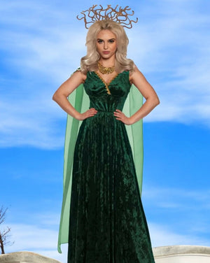 COSTUME RENTAL - F42A Medusa Snake Goddess Large 2 pc