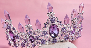 COSTUME RENTAL: Z257 Crystal Pink Tiara