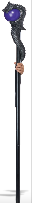 COSTUME RENTAL:  Z231A Wizard Staff Rental