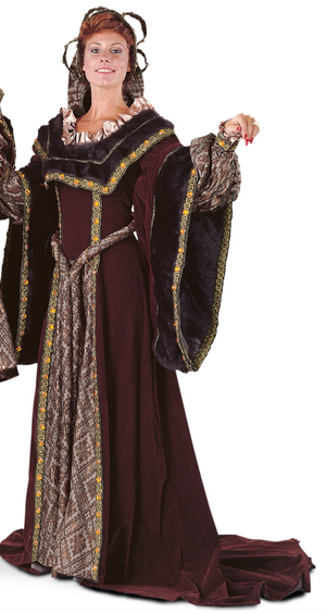 COSTUME RENTAL - A79 Catharine of Hartford -3pcs MED