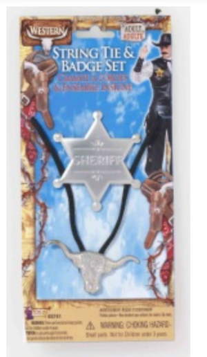 ACCESS: Sheriff Star Tie and Badge Set