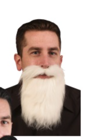 ACCESS: Moustache & Beard white