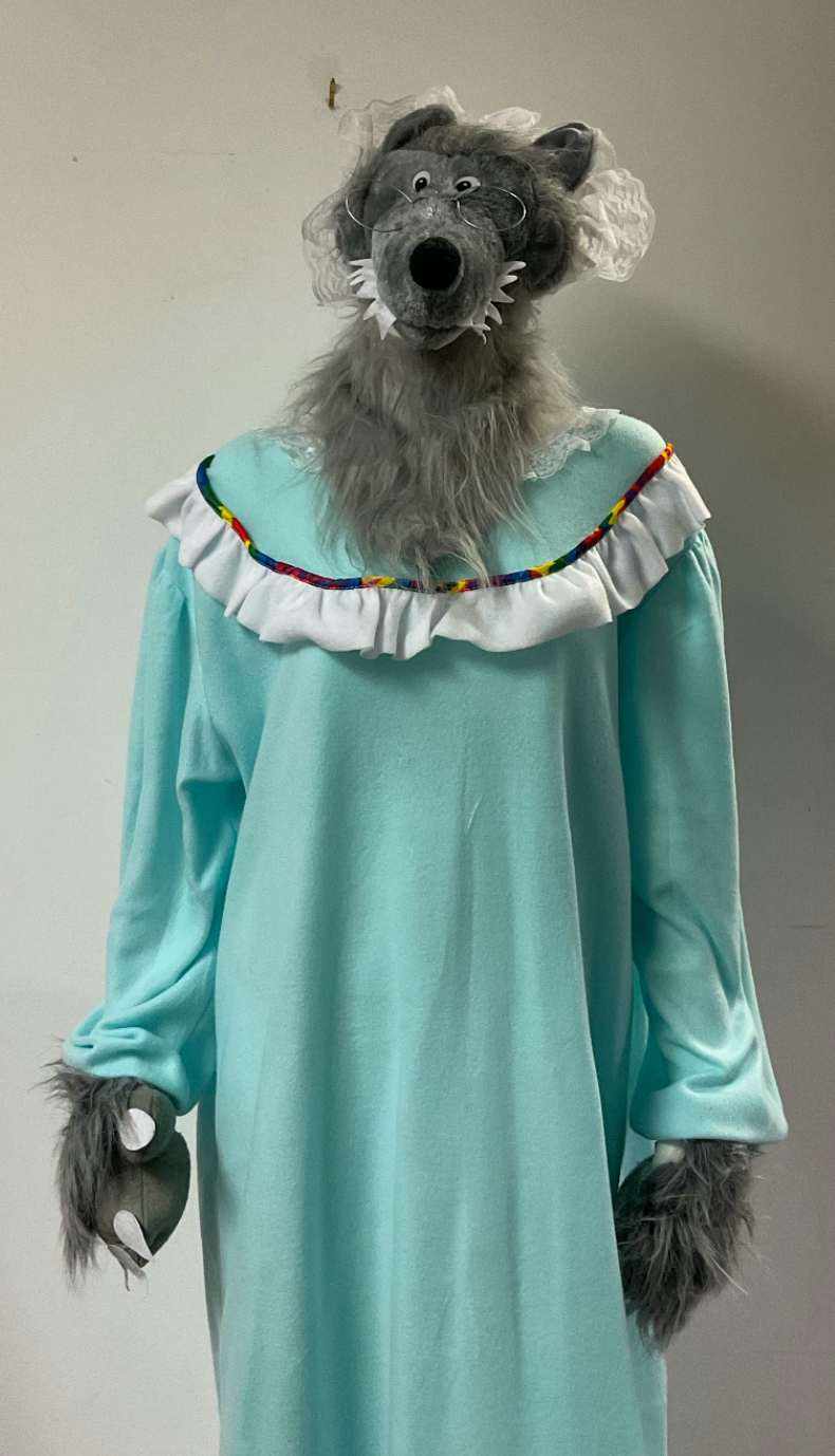 COSTUME RENTAL - D19B Grandma Wolf 6 pcs Woodbridge Costume Rentals COSTUME RENTAL - D19B Grandma Wolf 6 pcs Woodbridge Costume Rentals