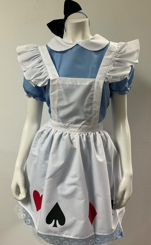 COSTUME RENTAL - D24A Alice in Wonderland Med 3 pcs