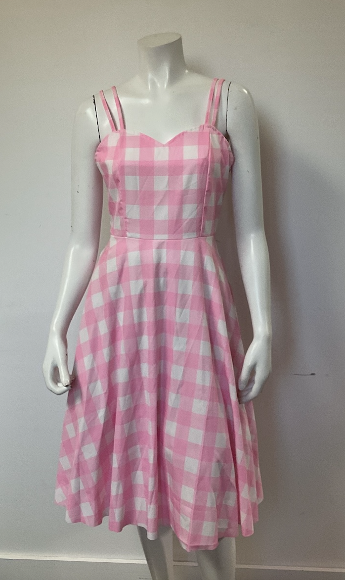 COSTUME RENTAL D68A Barbie Pink Dress pc