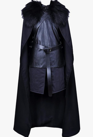 COSTUME RENTAL - A54F John Snow Game of Thrones- L  7 pcs -