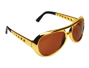 ACCESS: Glasses, 1970's (tan lense with gold frame)