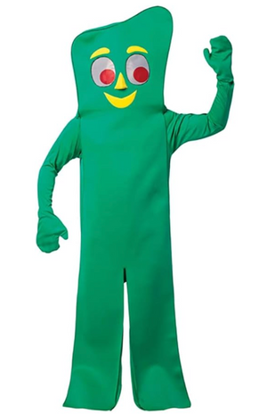 ADULT COSTUME: Gumby one size adult - (PICKUP ORDER ONLY..NO SHIPPING AVAIL)