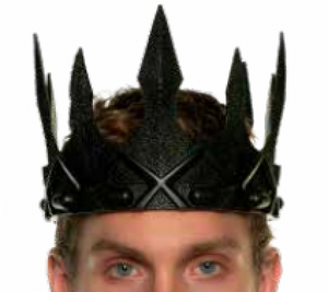 HAT:  Medieval Crown black