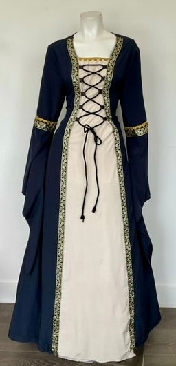 COSTUME RENTAL - A34A Lady of the Forest- 1 pc Med/Large Blue