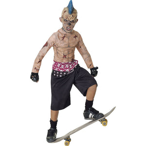 KIDS COSTUME: Zombie Skate Punk Medium AVAILABLE ONLINE ONLY