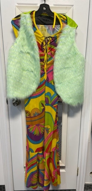 COSTUME RENTAL - X302 Jumpsuit, Cher 2 pcs
