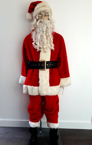 COSTUME RENTAL - S103 PLUSH SANTA SUIT -