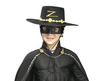 HAT: Zorro hat and mask set – Woodbridge Costume Collection