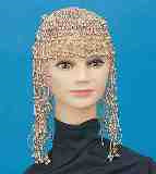 HAT: Gold Beaded Egyptian Headpiece
