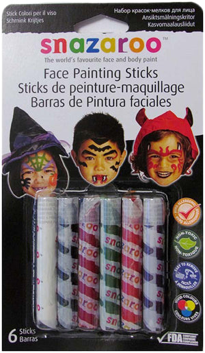 MAKEUP: Snazaroo Face Painting Sticks Halloween set of 6 – WPC