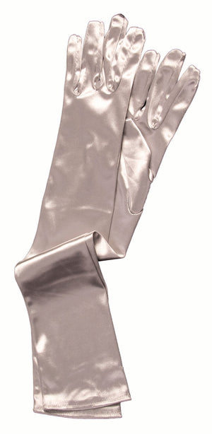 ACCESS: Gloves, Silver Formal