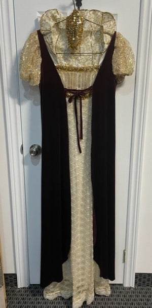 COSTUME RENTAL - b33 Josephine Bridgerton- 3 pc MED