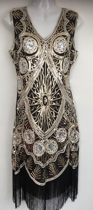 COSTUME RENTAL - J4 1920's Great Gatsby EMILY Dress