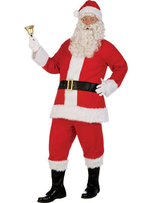 ADULT COSTUMES:  FLANNEL SANTA SUIT 23311 - XL