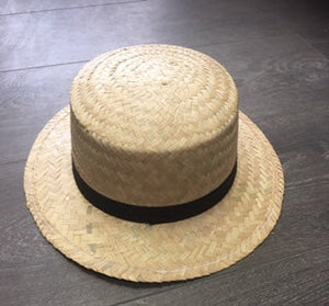 HAT : slightly darker Straw Sailor/Gatsby Hat
