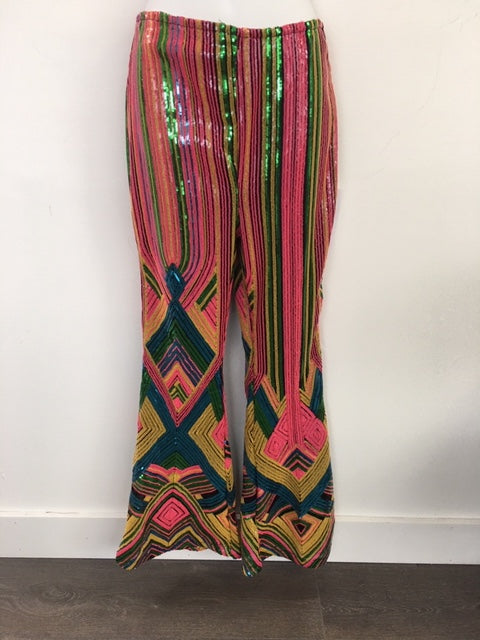 COSTUME RENTAL - X253i Sequin Cherry Bomb Disco Pants LRG