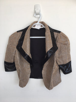 COSTUME RENTAL - X250A Jacket, Gold Disco Ladies