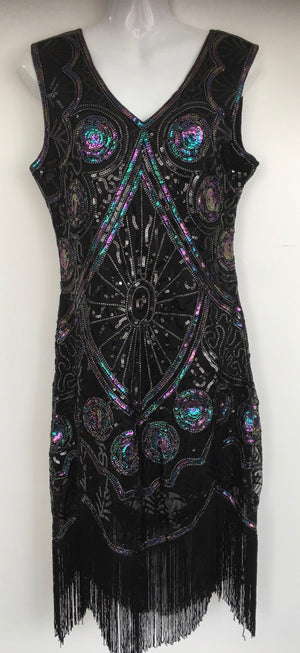 COSTUME RENTAL - J7 1920's Great Gatsby Dress large