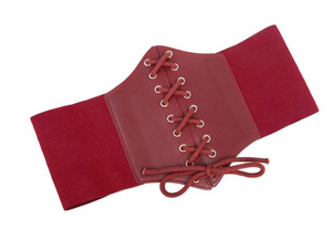 COSTUME RENTAL - G20 Medieval Belt red 1 pc - NOT AVAILABLE OCT 22-28