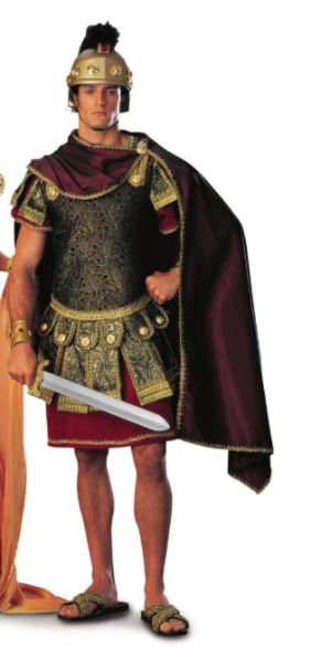 COSTUME RENTAL - F12 Emperor Marcus Aurelius -7 pcs XL