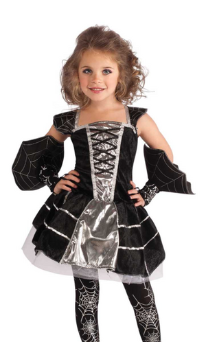 KIDS COSTUME: Spiderella Large- Available online Only